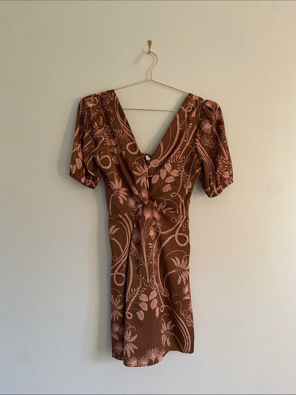 Heartloom Misa Saddle Floral Puff Sleeve Mini Dress | XS - Picture 2 of 7